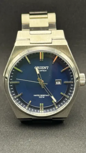 Relógio Orient Solartech Azul Full Set | Energia Solar | Estado de Novo
