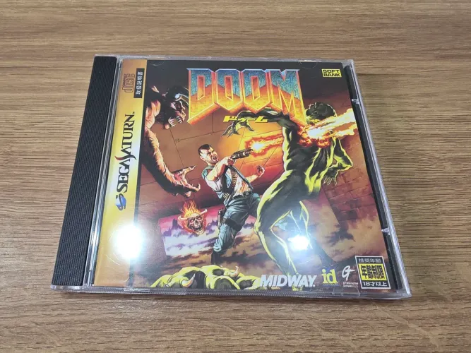 Jogo Doom Sega Saturn Prensado Oldschool 
