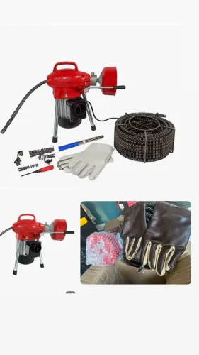 Desentupidora elétrica para tubos 400w
