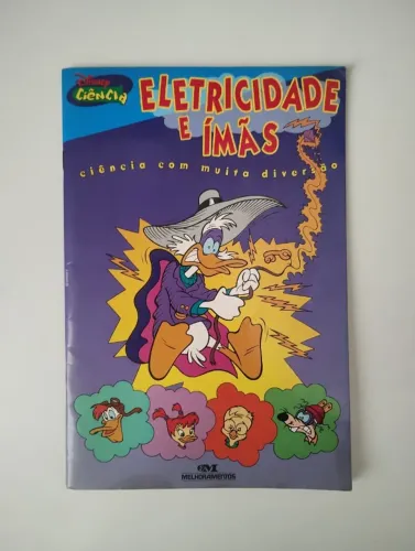 Livro Infantil Disney Ciência - Eletricidade e Ímãs: Ciência com muita diversão