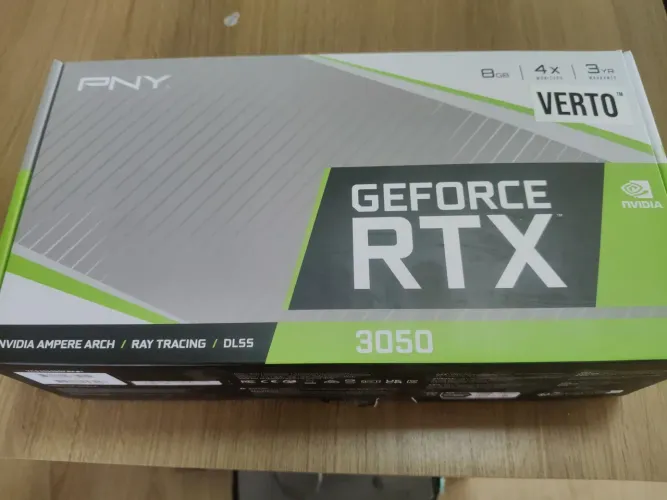 RTX 3050 8GB Placa de vídeo gráfica