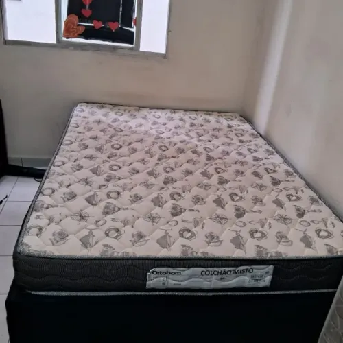 CAMA BOX BAÚ - MADEIRA DE EUCALIPTO + COLCHÃO
