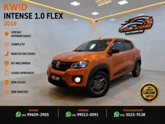 Renault Kwid Intense 1.0 Flex 12V 5P Mec. 2019