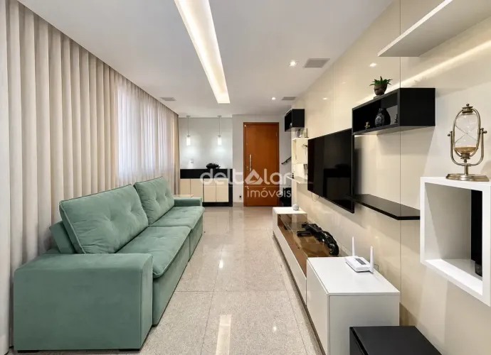 Cobertura à venda com 3 quartos, suíte, espaço gourmet com jacuzzi e 2 vagas demarcadas, D