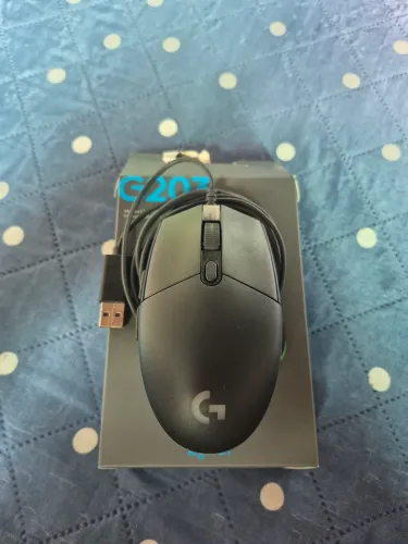 Mouse Logitech G203 usado em ótimo estado