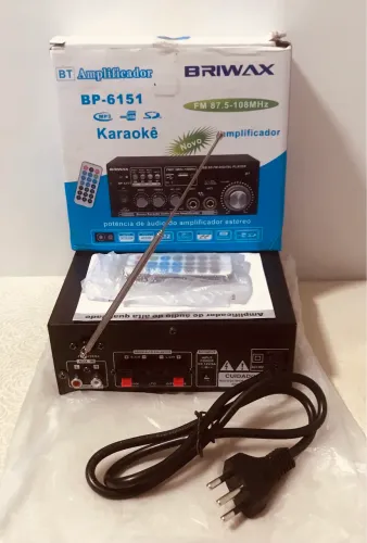 Vendo Amplificador Karaokê Fone de Ouvido de Brinde