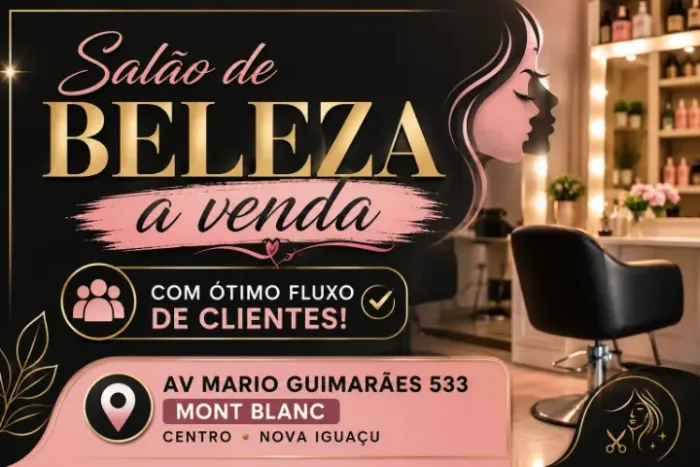 SALÃO DE BELEZA NO CENTRO DE NOVA IGUAÇU