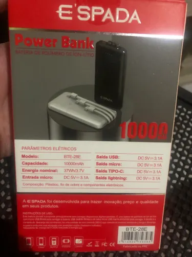 Bateria Portátil para Celular 