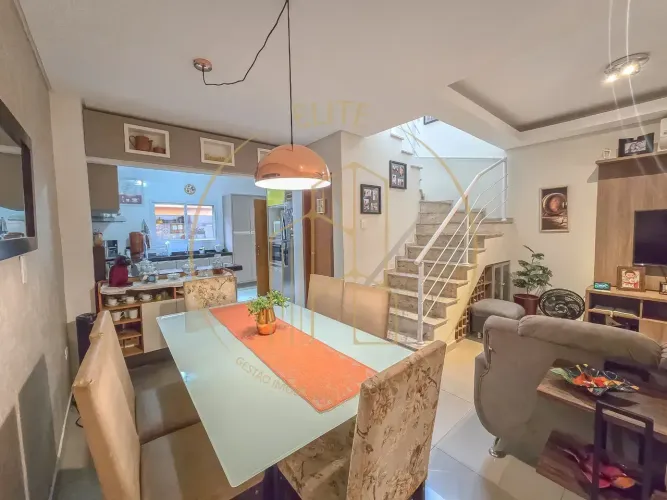 Sobrado pronto para morar com espaço gourmet no Condomínio Contemporâneo em Taubaté SP
