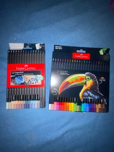 Faber-Castell NOVO kit lápis de cor 24 e 15 cores