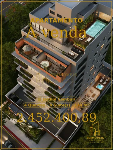 Viva o luxo em Jardim Camburi: Apartamento com rooftop e piscina aquecida