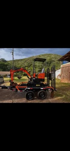 Mini Escavadeira/Carretinha