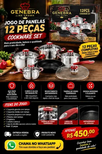 12 panelas por 350