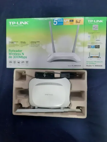 ROTEADOR TP-LINK WIRELESS N DE Mbps MODELO TL - WR840N