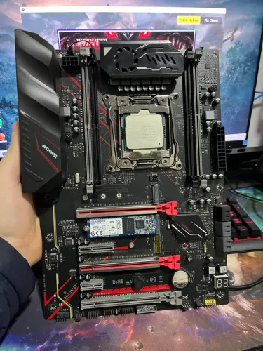 Placa mãe + processador