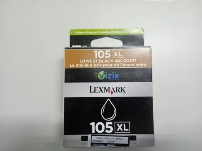 CARTUCHO PRETO ORIGINAL LEXMARK 100XL