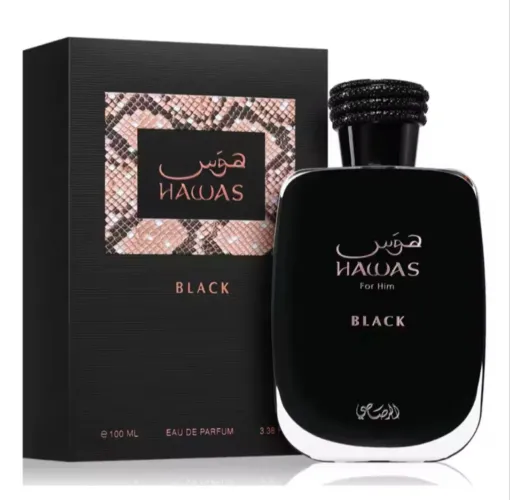 Perfume Árabe Rasasi Hawas Black 100ml
