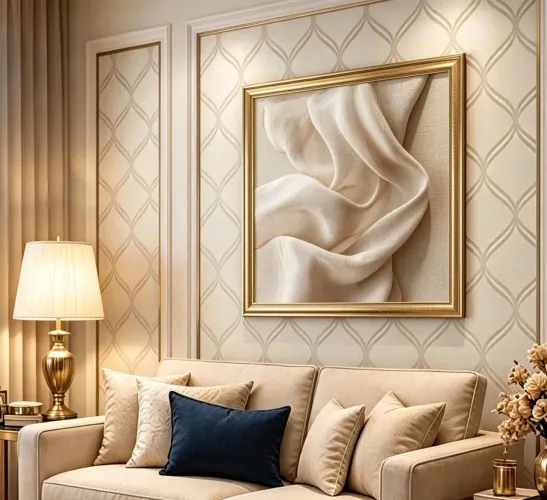 Papel de parede geométrico luxuoso rolo 106mx10m cobre 8.6m2 vinílico importado Lavável