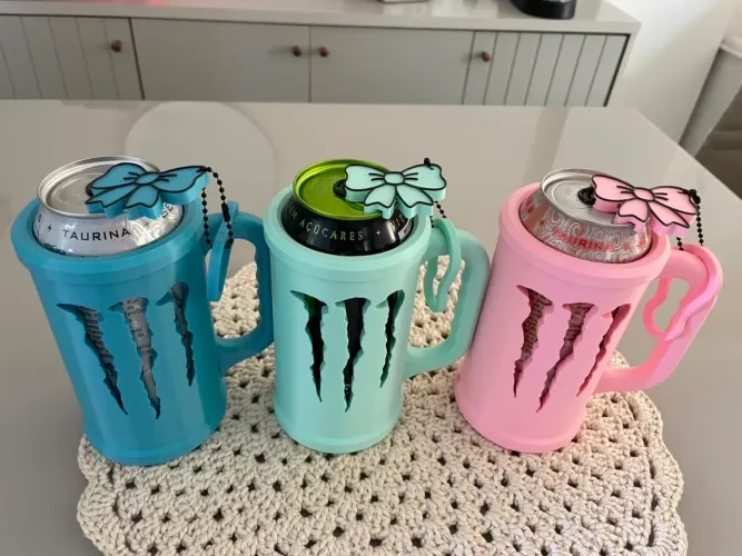 Porta Lata 500ml Monster 
