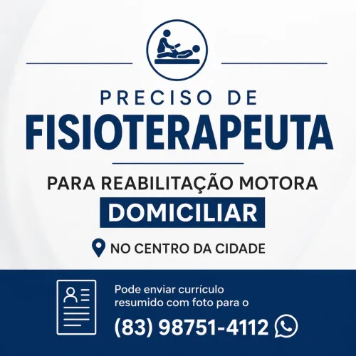 Vaga para fisioterapeuta