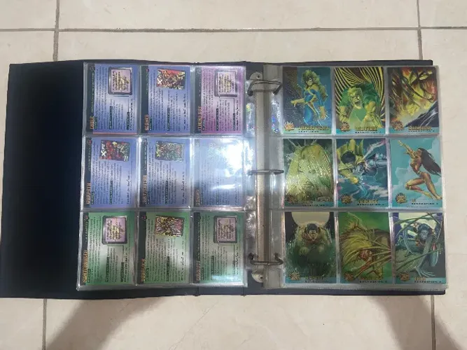 Coleção Cards X-men Fleer 1995 Ultra Chromium 100 Cards (Usado)
