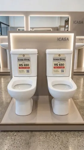 Vaso sanitário Icasa etna quadrado