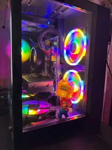 Configuração:  Ryzen 5 5600GT RTX 3060 12GB 32GB RAM DDR4 SSD NVMe 500GB Fonte Corsair CX6