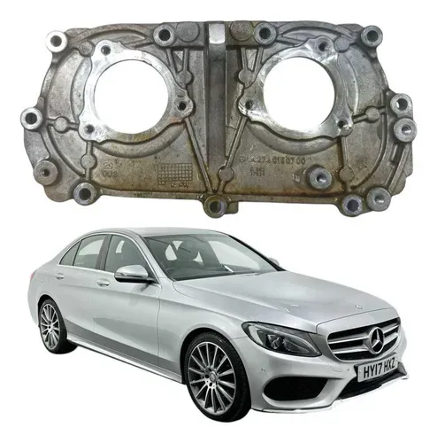 Tampa Dianteira Cabeçote Mercedes-benz C180 2015 A 2018 Cinza