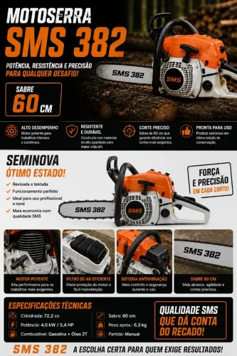 Motosserra Stihl MS382 60cm
