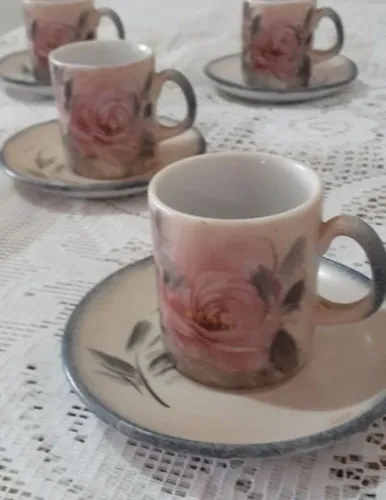 Conjunto de café cerâmica ELEIDA
