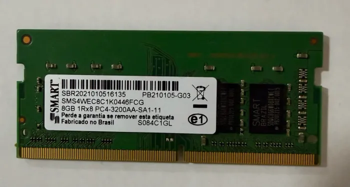 Memória RAM Notebook 8GB DDR4 3200MHz - Smart