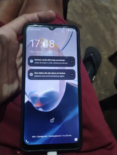Celular motoe22 128 gigas