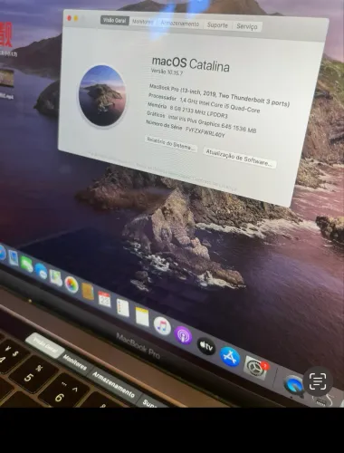 MacBook Pro 2019 com cabo e carregador original