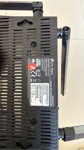ROTEADOR TPLINK WI-FI 6 kit 70 PEÇAS C/ Fontes