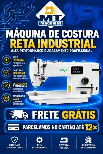 MÁQUINA DE COSTURA/RETA INDUSTRIAL