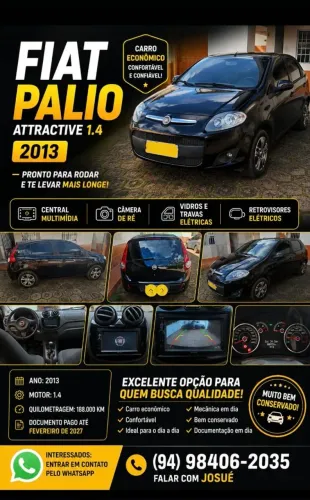 Fiat Palio Attra./italia 1.4 EVO F.flex 8V 5P 2013