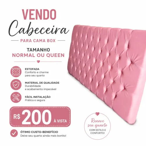 Cabeceira pra cama box