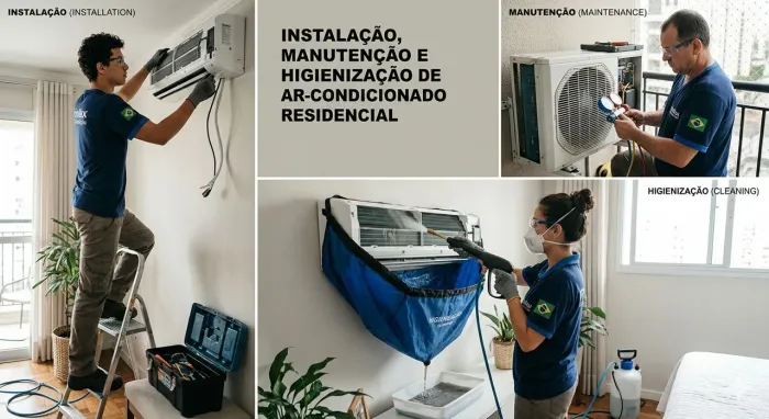 Instalação de ar-condicionado 