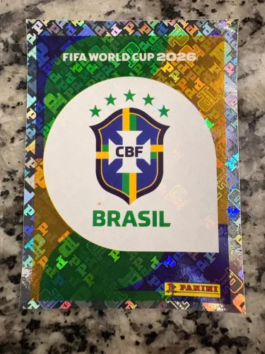 FIGURINHA BRA1 ( BRASÃO DO BRASIL) 