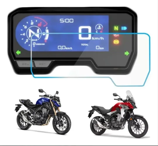 Película protetora de painel digital (CB650R , CBR650R, CB500X, CB500F) 2020 a 2023