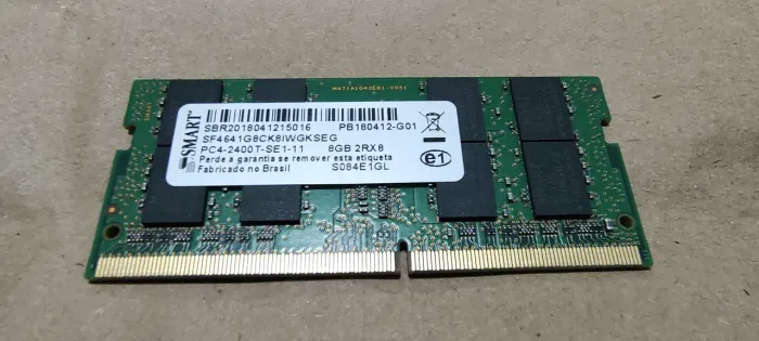 Memória ram ddr4 8gb notebook