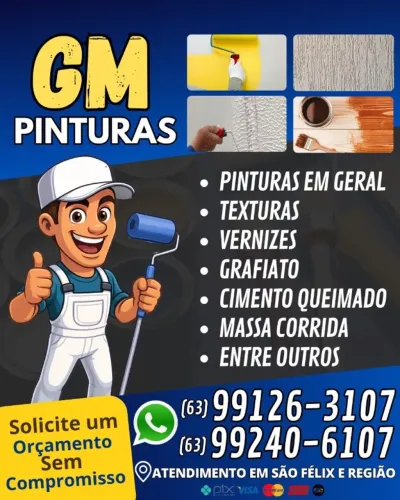 Serviço de pinturas em geral 