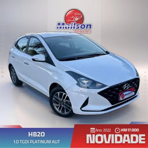 Hyundai HB20 Platinum 1.0 TB Flex 12V AUT 2022