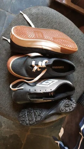 Tênis ALL star converse e chuteira umbro
