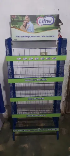Expositor para salgadinho 