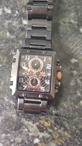 Relógio olevs, original, prova d'água, com cronógrafo de segundos