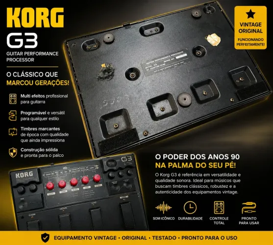Pedaleira Korg G3