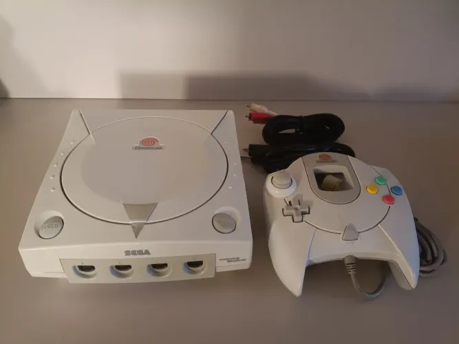 Sega Dreamcast gdemu 60games controle original completo