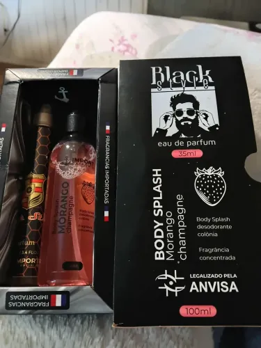 Vendo perfumes + Body splash  Black style