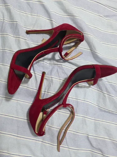 Sandália vermelha Carolina Herrera Original tam 36